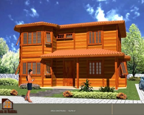Duplex JB Casa de Madeira – Barra de São Francisco-ES – 104,98 m²