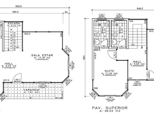 Duplex JB Casa de Madeira – Barra de São Francisco-ES – 104,98 m²