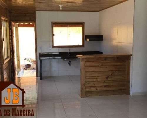 Casa Térrea de Madeira – Modelo Santa Teresa-ES – 100 m²