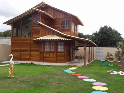 Casa de Madeira Duplex – Viana-ES – 78 m²